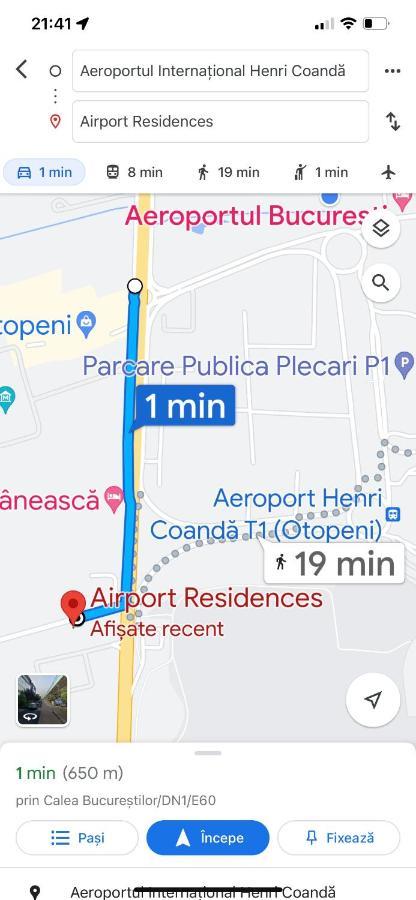 Relaxing Bucharest Airport Residences & Therme-Self Check-In Otopeni Eksteriør billede